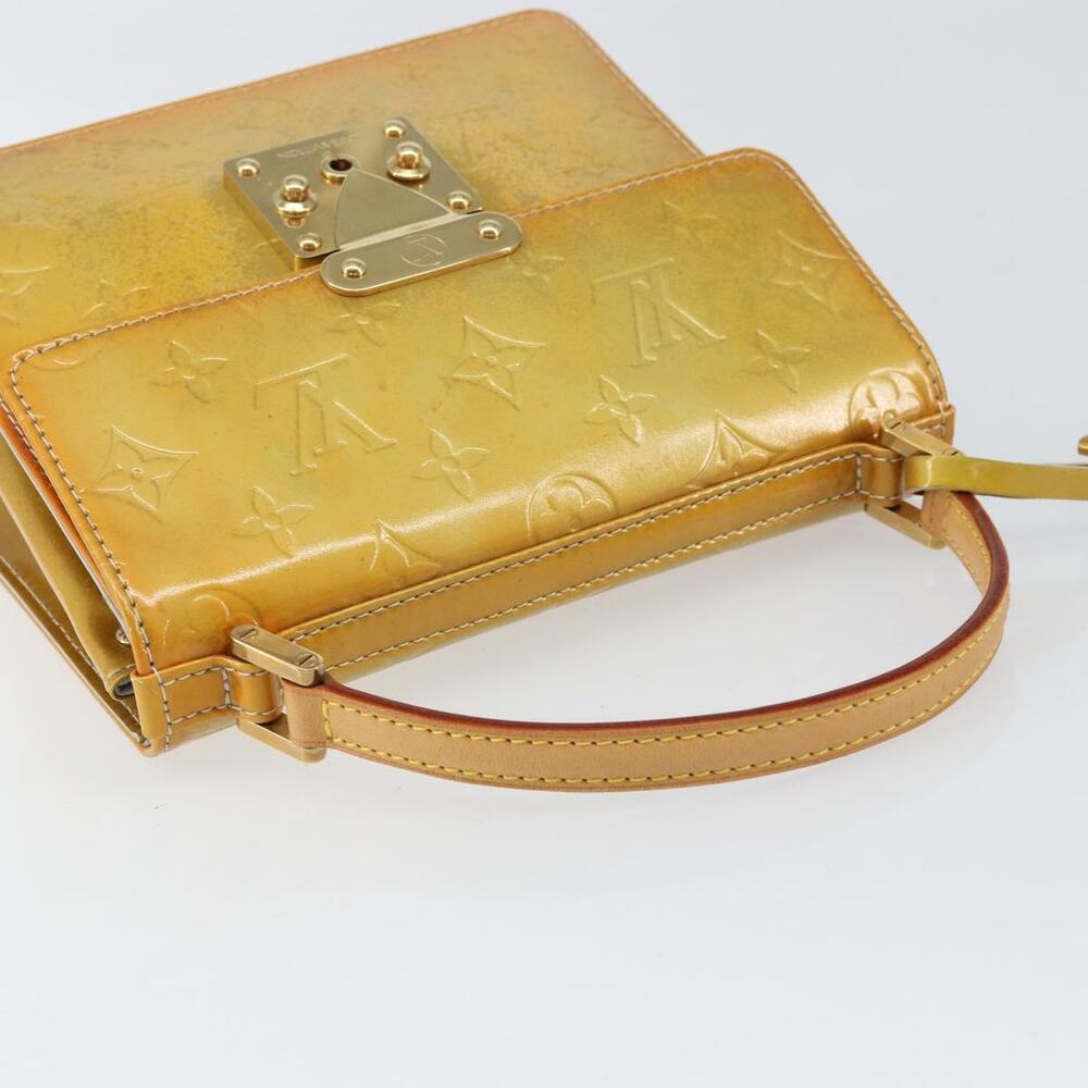 LOUIS VUITTON Monogram Vernis Spring Street Hand Bag Gris M91029 LV Auth 155681 - Picture 6 of 16